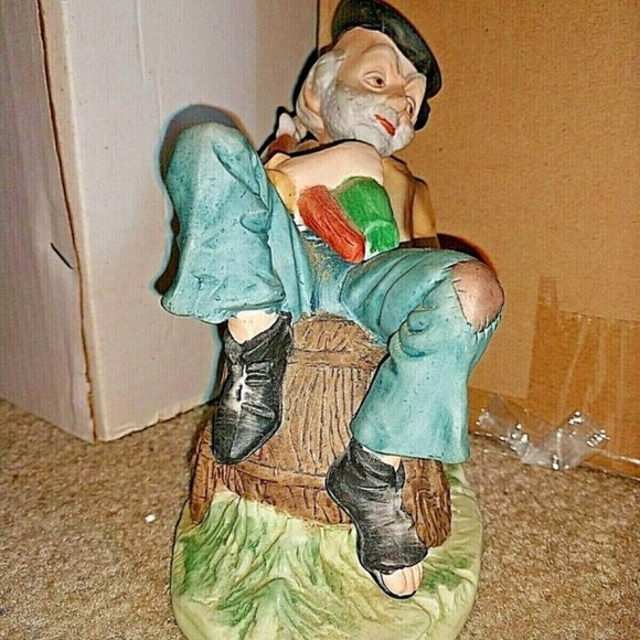 HOBO Bagabond Figure with Dog Vintage Ceramic/Porcelain - Picture 11 of 11